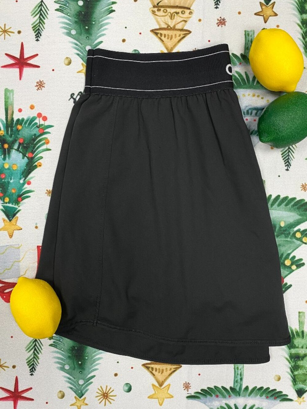 🥳ALO Yoga Match Point Tennis Skirt Black Women’s Mini Athletic Activewear NWT - Picture 5 of 8